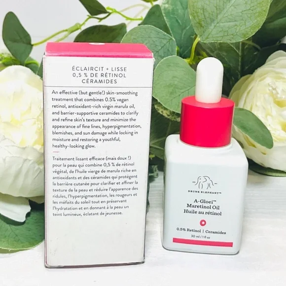 Drunk Elephant A-Gloei Maretinol Oil 0.5% Retinol/Ceramides 1 oz/30 ml